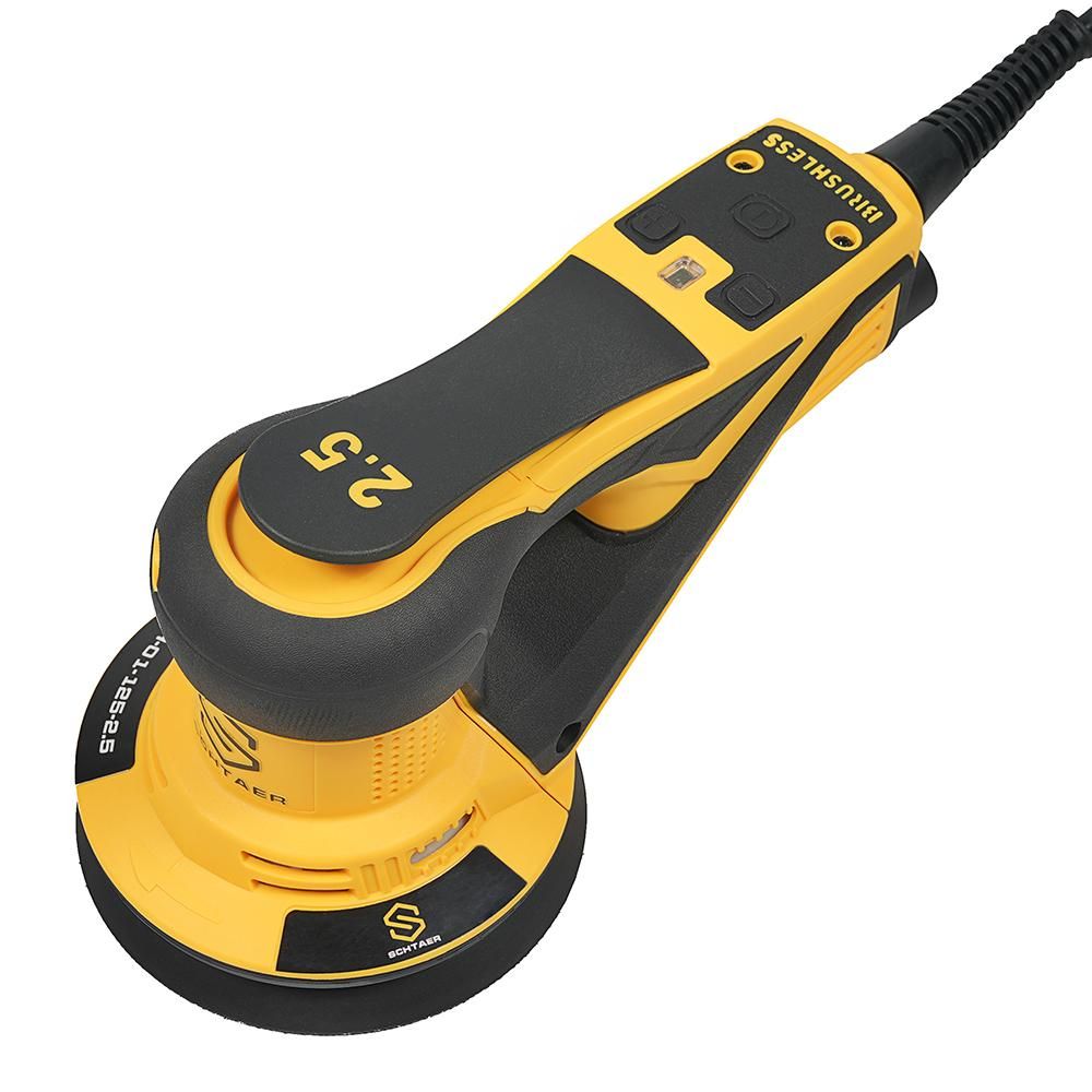 Шлифовальная машинка ручная Schtaer 220V/50Hz, 350W, эксцентрик 2,5 мм SCH-01-125-2.5 - фото 3
