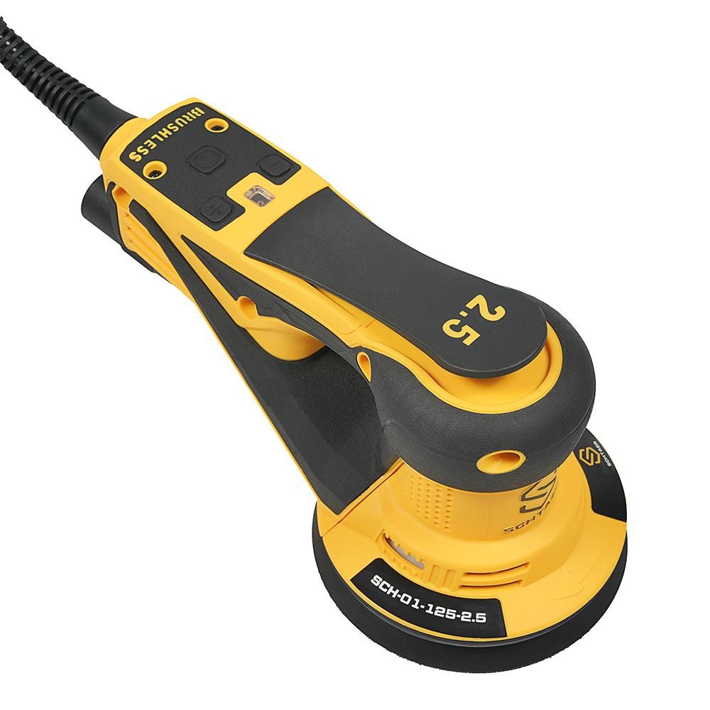 Шлифовальная машинка ручная Schtaer 220V/50Hz, 350W, эксцентрик 2,5 мм SCH-01-125-2.5 - фото 4