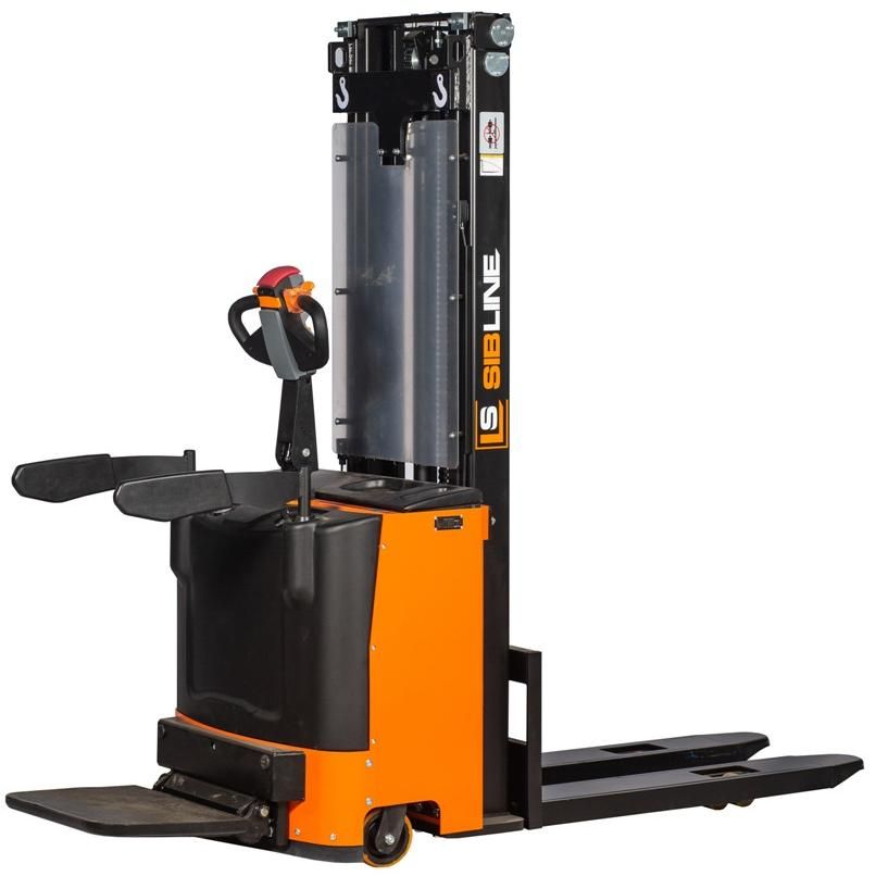 Штабелер электрический самоходный SIBLINE CL1545W 1,5Т 4,5М с платформой, cвинц-кислотн АКБ - фото 1