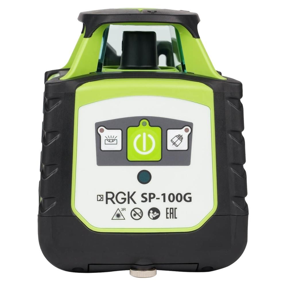 Комплект ротационный нивелир RGK SP-100G + миллиметровый приёмник излучения RGK LD-88G - фото 2
