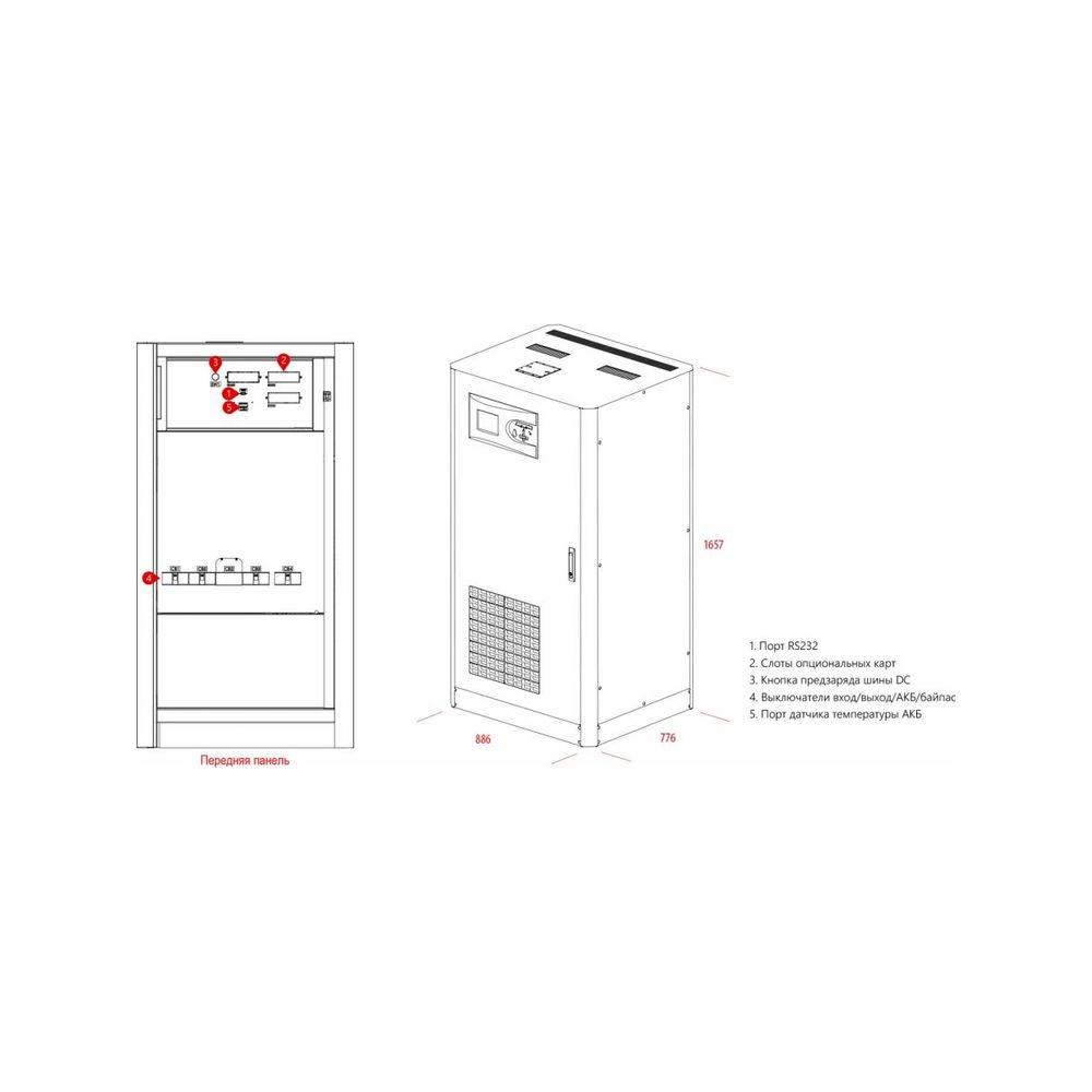 Источник бесперебойного питания Makelsan BX3380 3:3 