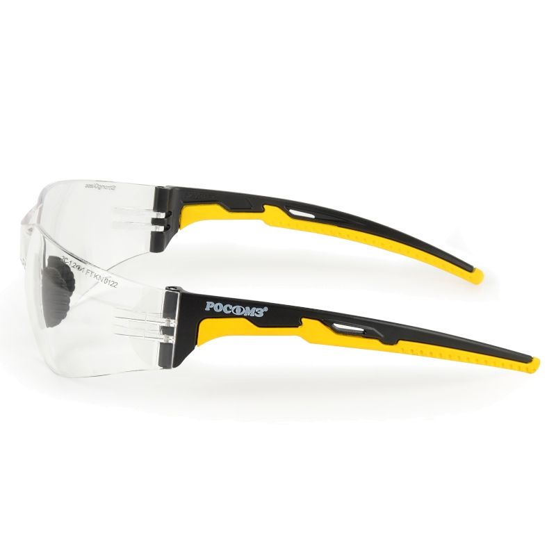 Очки защитные открытые О15 HAMMER ACTIVE Strong Glass (2C-1,2 PC) с мягким носоупором - фото 4