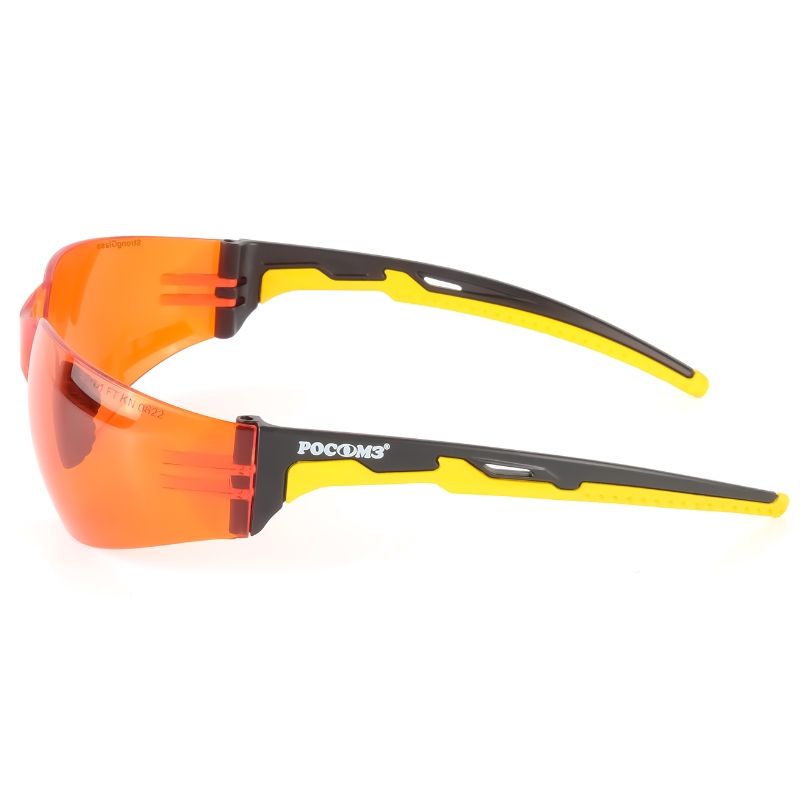 Очки защитные открытые О15 HAMMER ACTIVE StrongGlass (2-2 PC) с мягким носоупором - фото 3