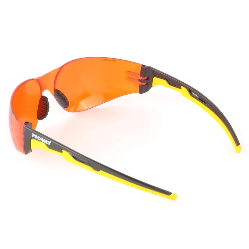 Очки защитные открытые О15 HAMMER ACTIVE StrongGlass (2-2 PC) с мягким носоупором - фото 4