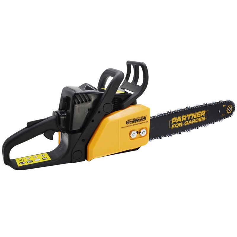 Бензопила PARTNER FOR GARDEN GS-180 Двигатель 31,8 см3 2. л. с, шина 40 см 3/8 1,3 55 звеньев - фото 4
