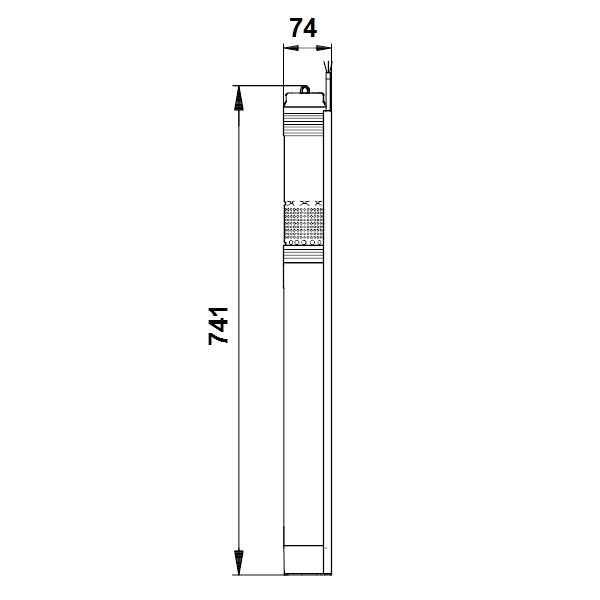 Скважинный насос Grundfos SQ 1-50 (схема)