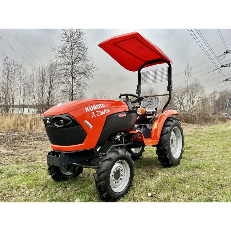 Минитрактор дизельный ZIMANI B2741AG (18,5 кВт / 25 л.с., механ 9х3 Kubota, 4WD, сельск. колеса)