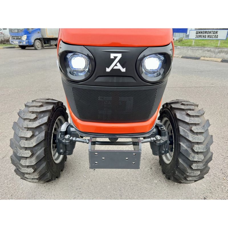 Садовый минитрактор ZIMANI B2741IN (18,5 кВт / 25 л.с., механ 9х3 Kubota, 4WD, индустр колеса)