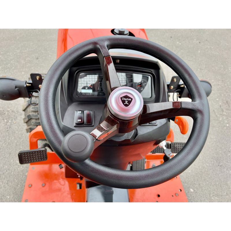 Трактор дизельный ZIMANI B2741IN (18,5 кВт / 25 л.с., механ 9х3 Kubota, 4WD, индустр колеса)