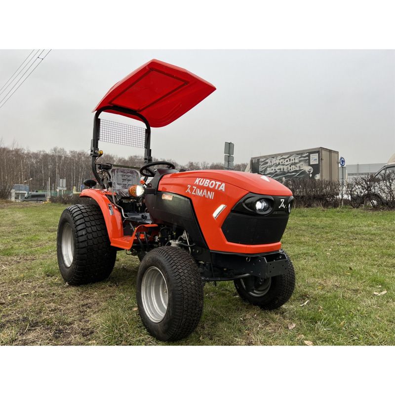 Трактор ZIMANI B2741TURF(18,5 кВт / 25 л.с., механ 9х3 Kubota, 4WD, станд 3-х точ. сцепка, газон колеса)