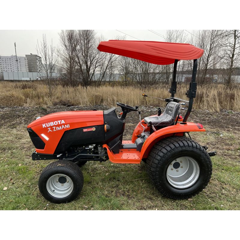 Трактор садовый дизельный ZIMANI B2741TURF(18,5 кВт / 25 л.с., механ 9х3 Kubota, 4WD, станд 3-х точ. сцепка, газон колеса)