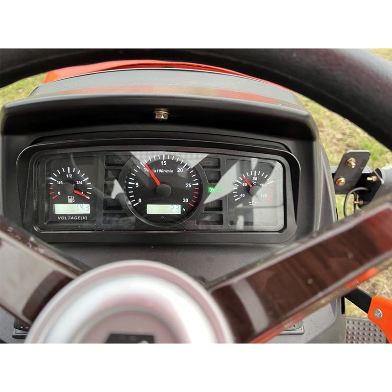 Садовый дизельный трактор ZIMANI B2741TURF(18,5 кВт / 25 л.с., механ 9х3 Kubota, 4WD, станд 3-х точ. сцепка, газон колеса)