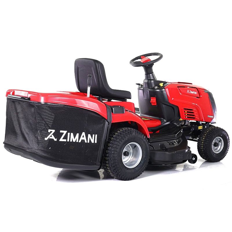 Трактор садовый бензиновый ZIMANI TC102HVD (13 кВт/ 18 л.с., Loncin LC2P73F 586 см³, трав 300 л, 102 см, гидрос)