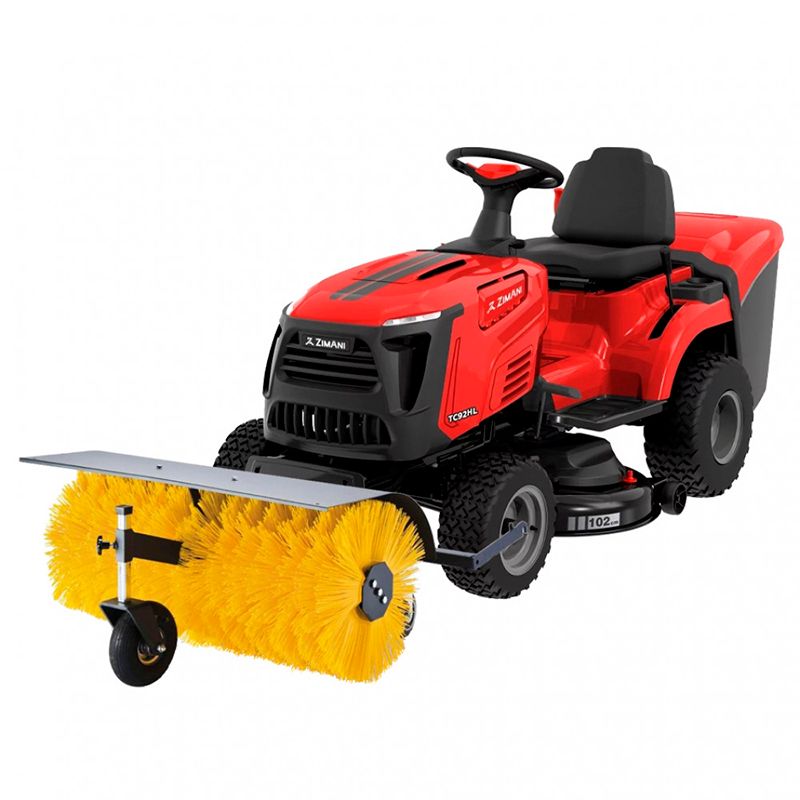 Садовый минитрактор ZimAni TC92HL щетка