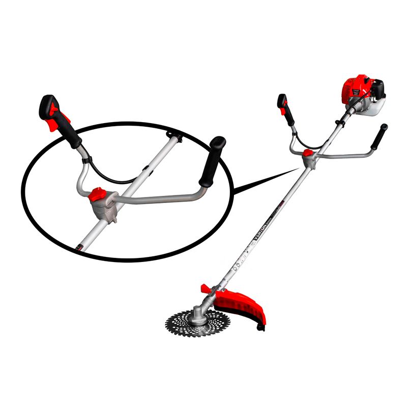 Триммер бензиновый VERTON garden BR-330 Professional (33 см3,не разб. штанга, проф. ранец, нож 40т,к фото 2