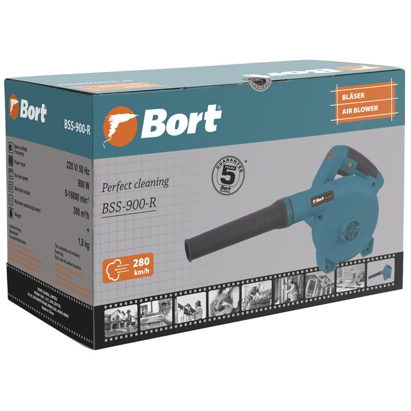 Воздуходувка электрическая BORT BSS-900-R - фото 8