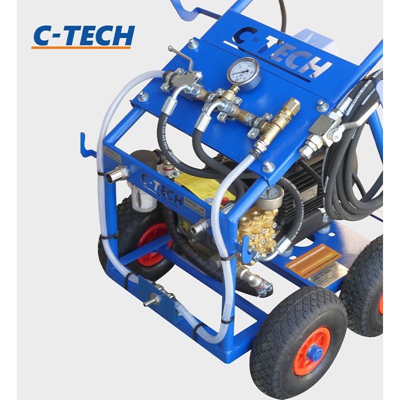 Аппарат C-TECH для гидроиспытаний трубопроводов, газопроводов, нефтепроводов фото 3