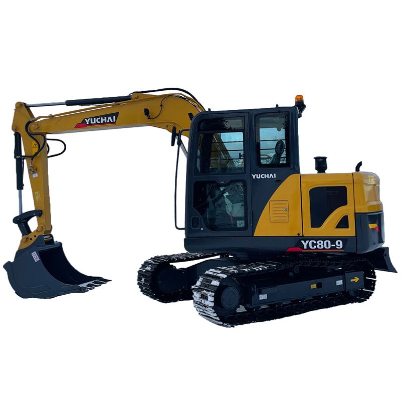 Гусеничный дизельный экскаватор Yuchai YC 80-9