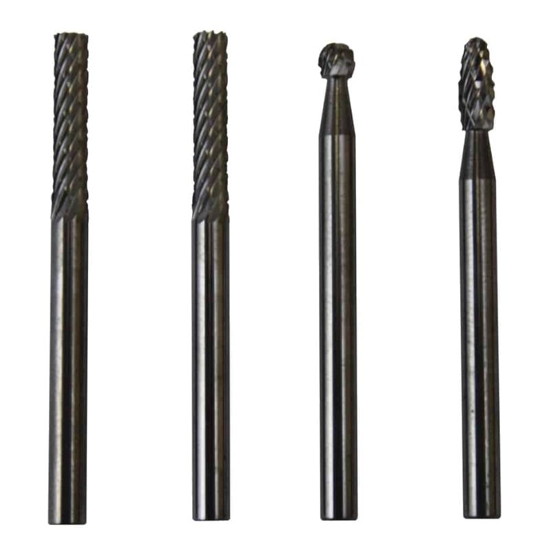 Набор борфрез из Tungsten Carbide K30 (захват d 3 мм)