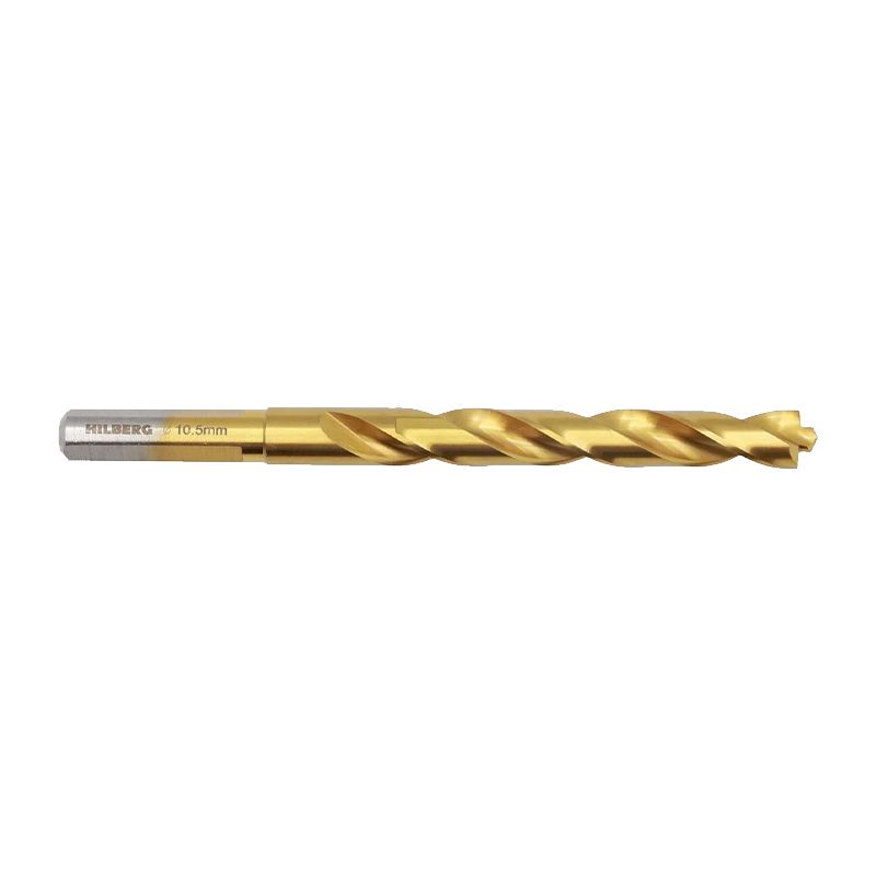 Сверло по металлу 10.5x133(87)мм Hilberg Cobalt 5% TOP, CO105