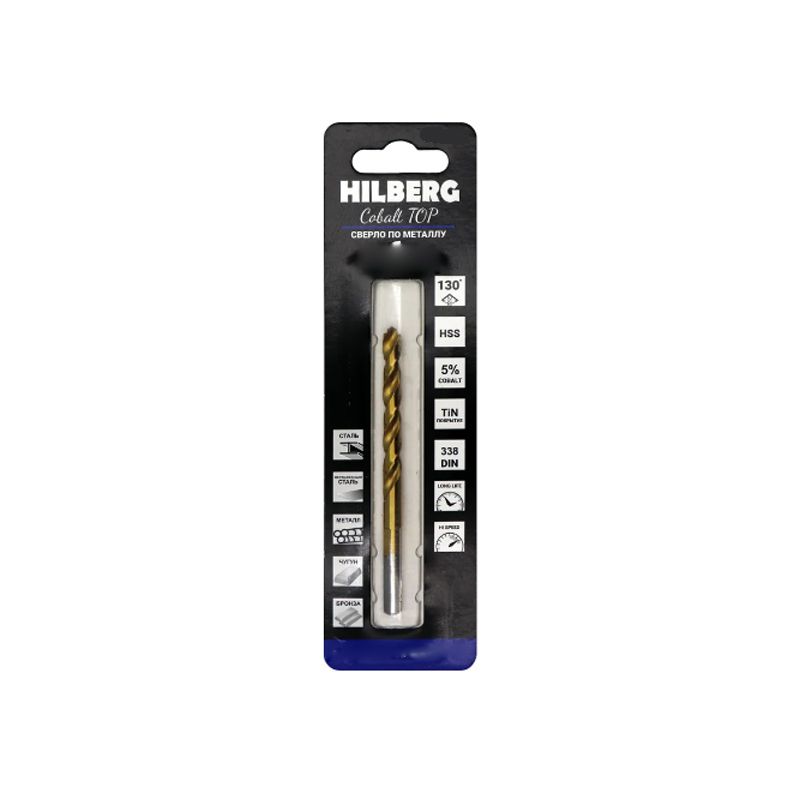 Сверло Hilberg Cobalt 5% TOP CO065 по металлу