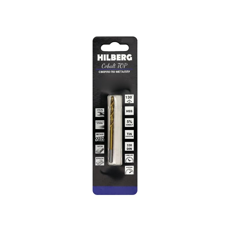 Сверло Hilberg Cobalt 5% TOP CO042 по металлу