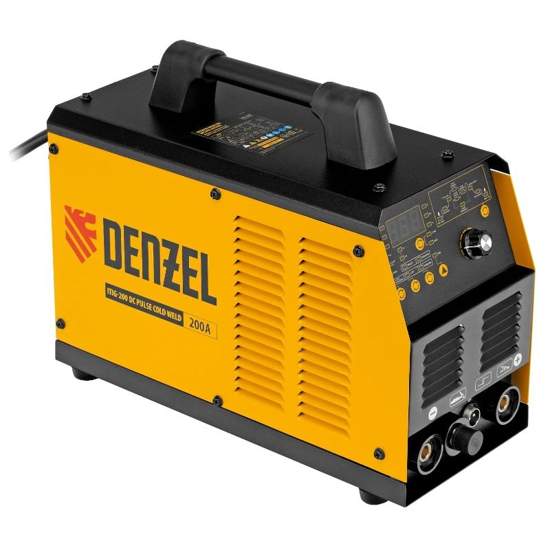 Аппарат аргонодуговой сварки Denzel ITIG-200 DС Pulse Cold Weld, 200 А, ПВ 60% - фото 2