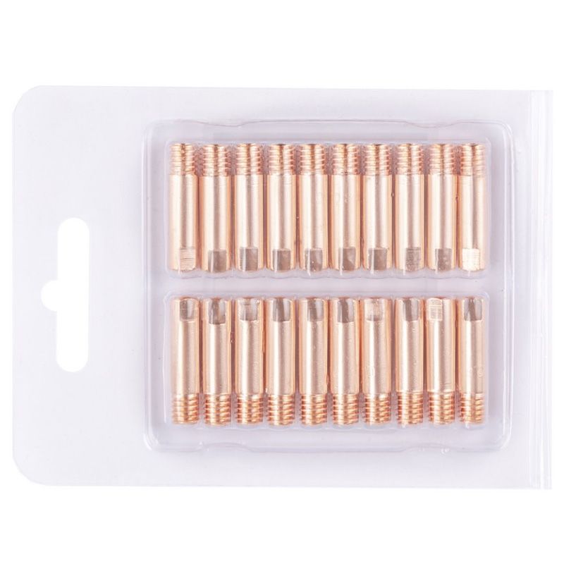Наконечник FoxWeld М6х25х0.8 прямой (AL) (141.0001/MD0009-58, пр-во FoxWeld/КНР), 10 шт - фото 4