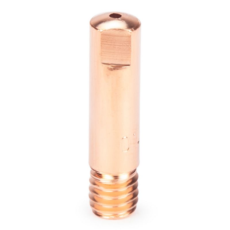 Наконечник FoxWeld М6х25х1.0 прямой (AL) (141.0006/MD0009-60, пр-во FoxWeld/КНР), 10 шт - фото 1