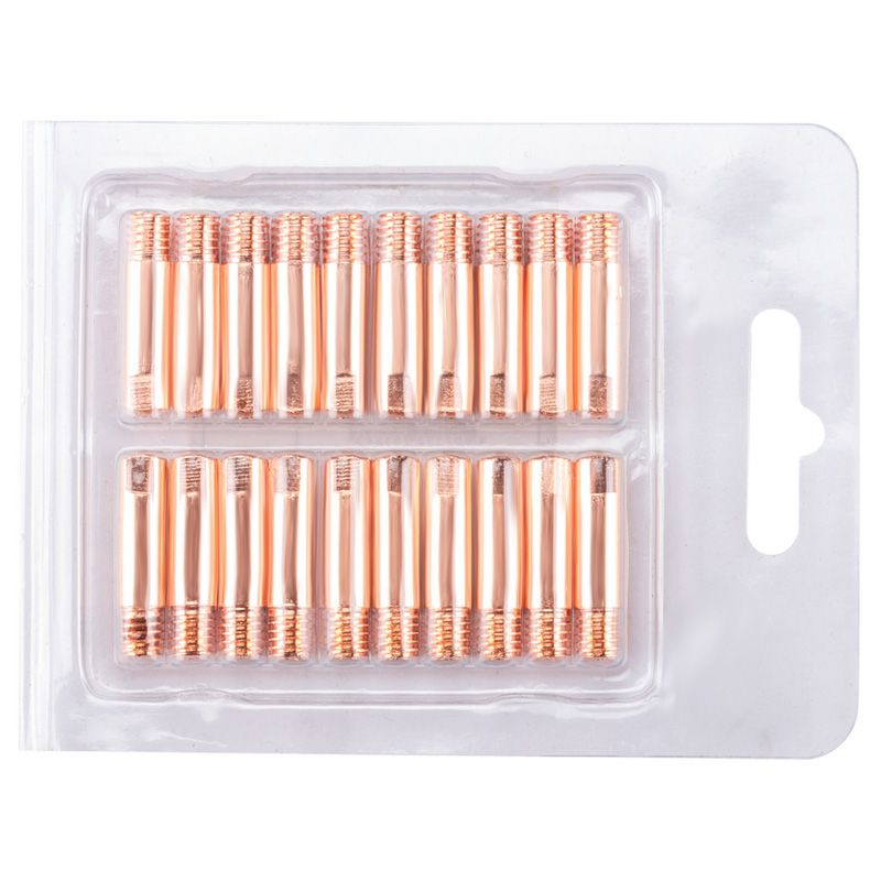 Наконечник FoxWeld М6х25х1.0 прямой (AL) (141.0006/MD0009-60, пр-во FoxWeld/КНР), 10 шт - фото 4