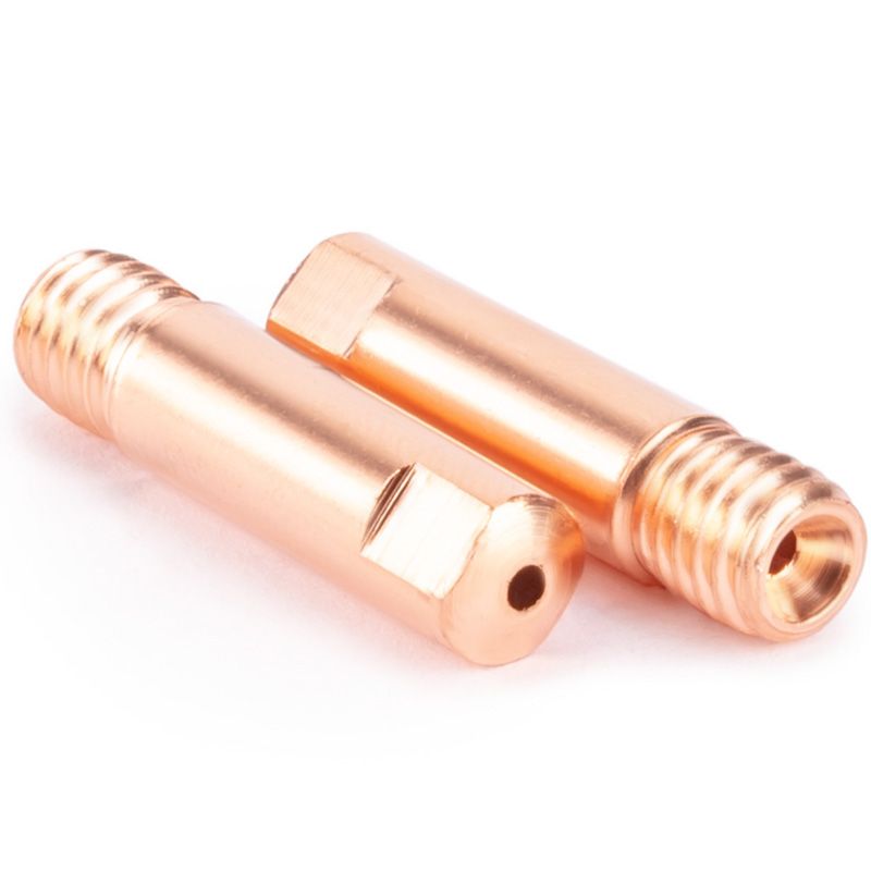 Наконечник FoxWeld М6х25х1.2 прямой (AL) (141.0010/MD0009-62, пр-во FoxWeld/КНР), 10 шт - фото 3