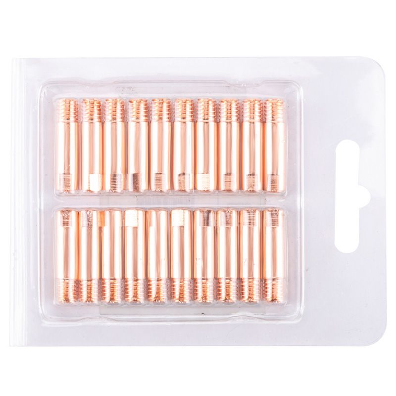 Наконечник FoxWeld М6х25х1.2 прямой (AL) (141.0010/MD0009-62, пр-во FoxWeld/КНР), 10 шт - фото 4