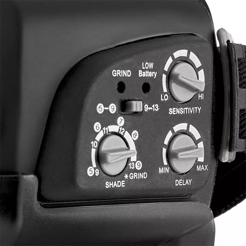 Маска сварщика хамелеон ПТК SK1000 SUPER VISION, чёрная фото 2