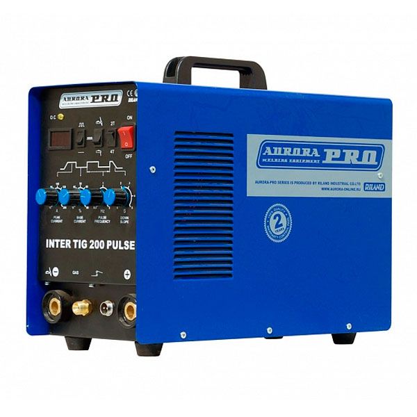 Сварочный инвертор Aurora INTER TIG 200 PULSE Mosfet - вид сбоку