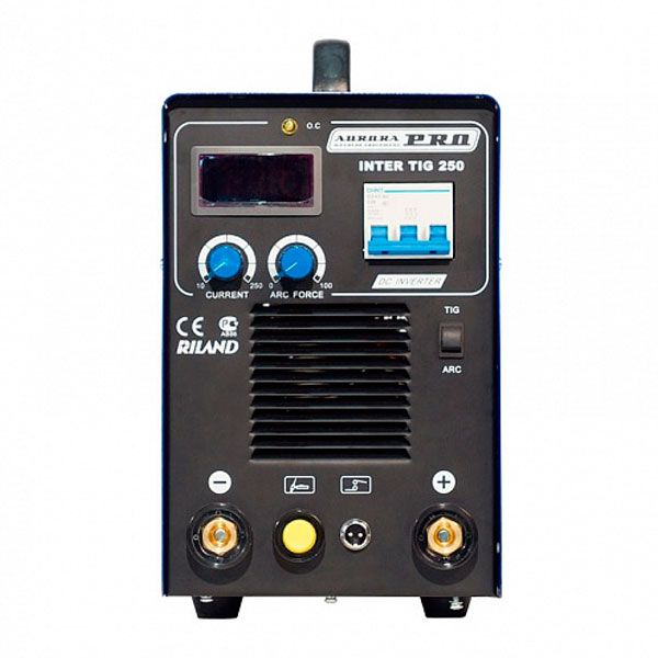 Сварочный инвертор Aurora INTER TIG 250 Mosfet - передняя панель