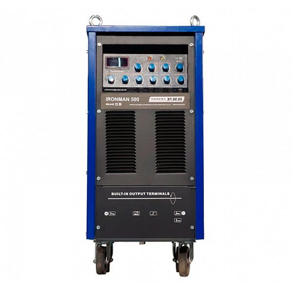 Сварочный инвертор Aurora IRONMAN 500 AC/DC PULSE IGBT - передняя панель