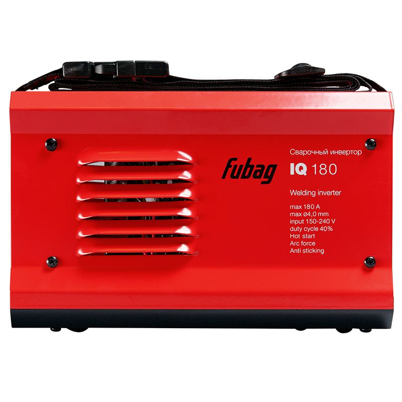 Инвертор сварочный Fubag IQ 180 (макс.ток 180А ПВ 40% раб.напряжение 150-240В) (38831) + Сварочные фото 3