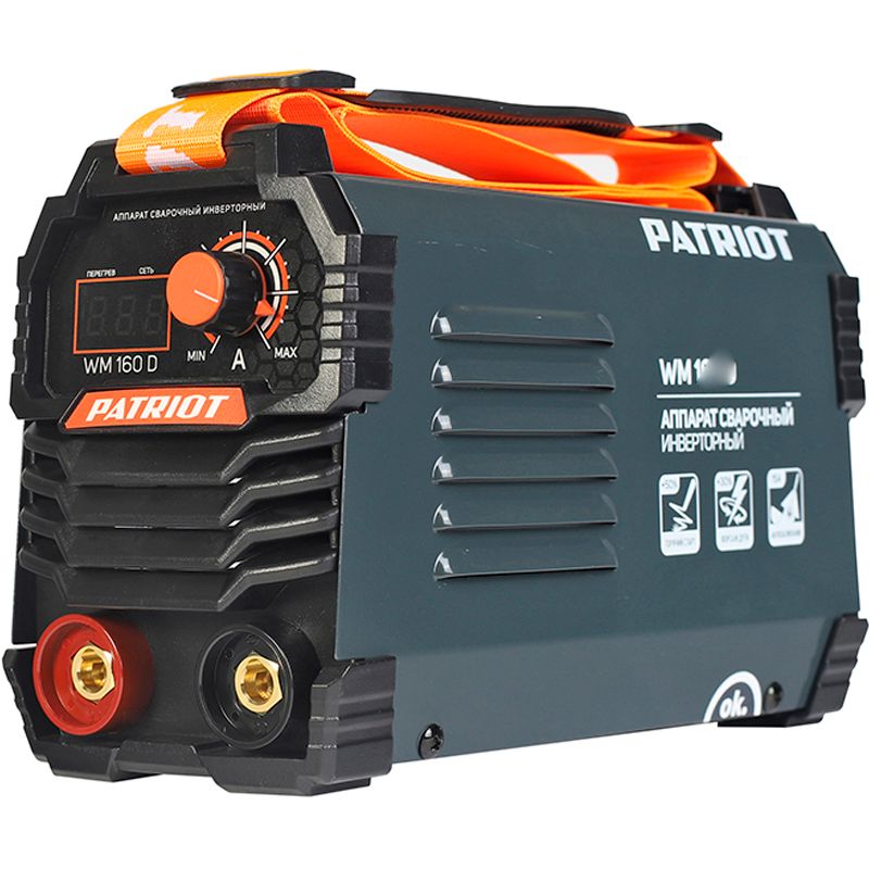 Сварочный аппарат Patriot WM160D MMA 70%