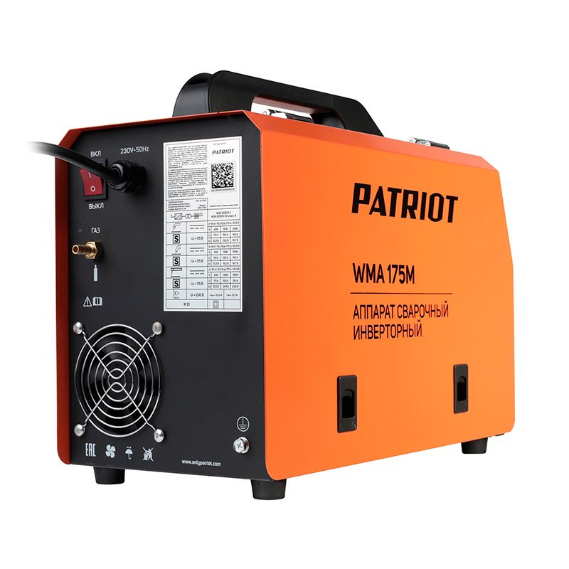 Cварочный полуавтомат PATRIOT WMA 175M MIG/MAG/MMA