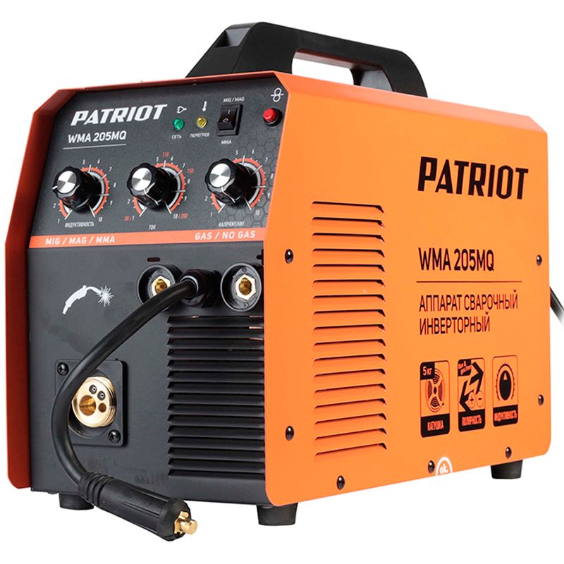 Полуавтомат сварочный инверторный PATRIOT WMA 205MQ