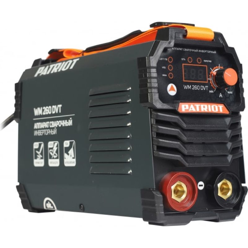 Cварочный аппарат инверторный PATRIOT WM260DVT MMA + подарок Маска PATRIOT 351D