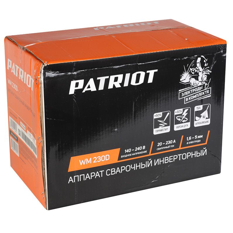 Сварочный аппарат MMA PATRIOT WM230D