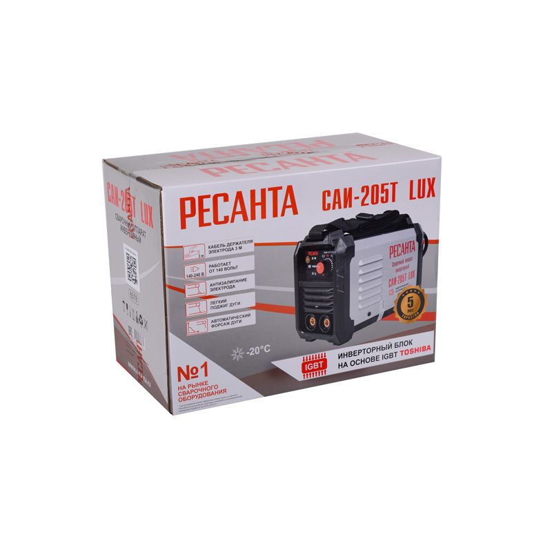 Аппарат Ресанта САИ-205Т LUX для дуговой сварки