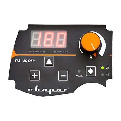 Сварочный инвертор Сварог PRO TIG 200 DSP (W207) панель управления
