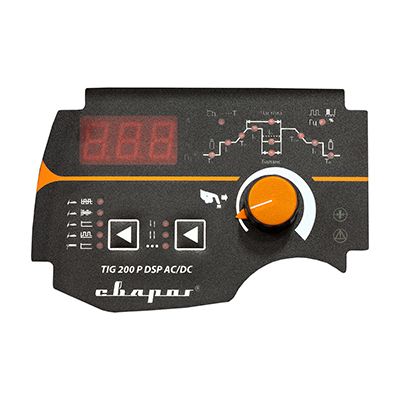 Сварочный инвертор Сварог PRO TIG 200 P DSP AC/DC (E201) панель управления