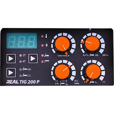 Сварочный инвертор Сварог REAL TIG 200 P (W224) панель управления