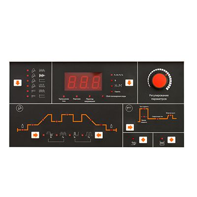 Сварочный инвертор Сварог TIG 500 P DSP AC/DC (J1210) панель управления