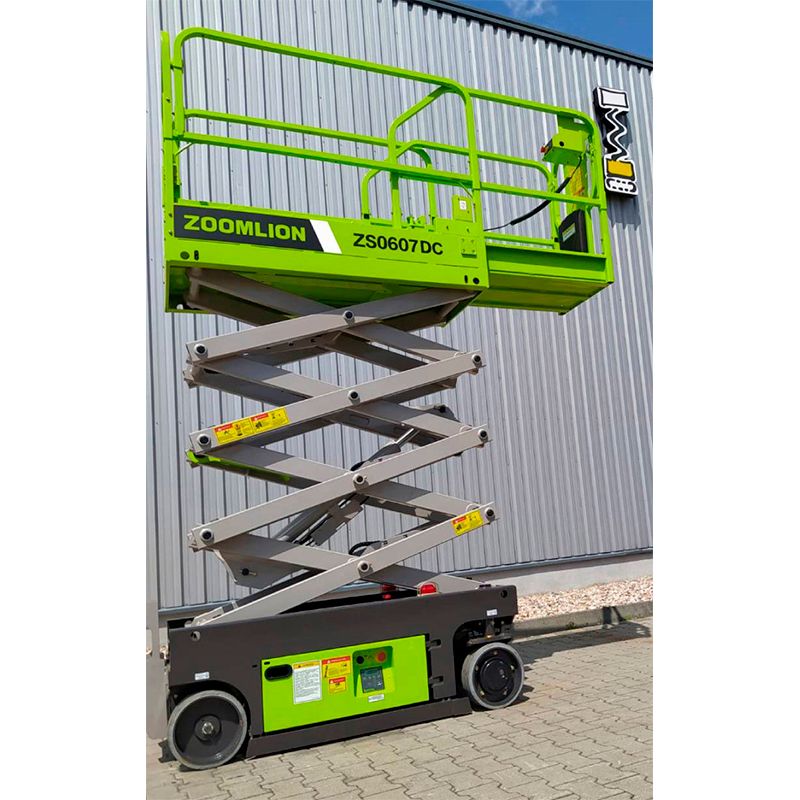 Ножничный подъемник Zoomlion ZS0607DC‑Li Применение