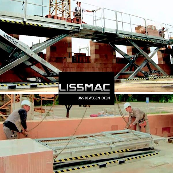 Подъёмный стол MAB 1200 на строёплощадке