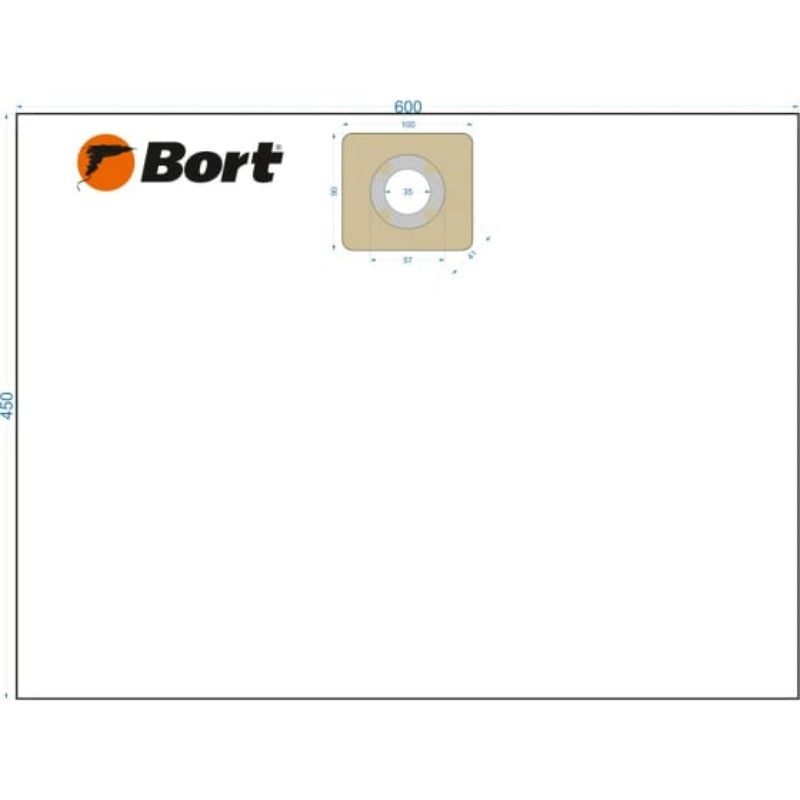 Мешки для пылесосов BORT COLUMBUS, COMAC, КАЛИБР BB-015U 5шт
